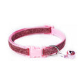 Pet dog cat collar in six colours with quick-release and breakaway safety buckle made from PP material