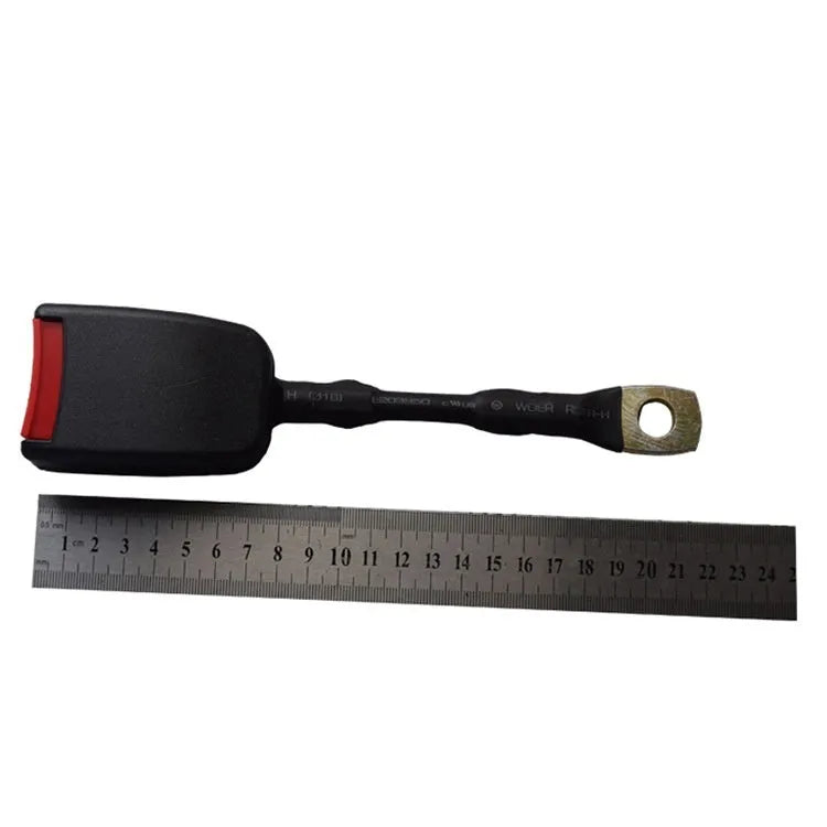 Car seat belt socket buckle with 20cm steel wire base for vehicle replacement