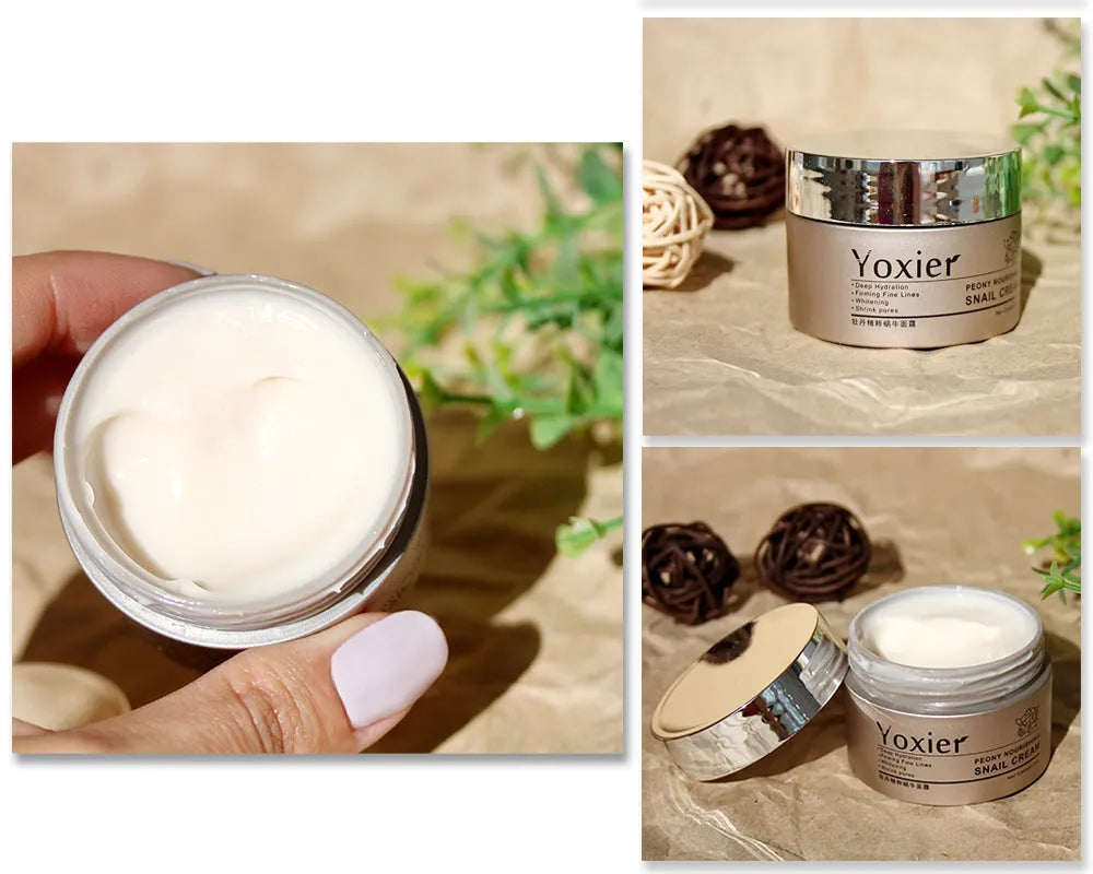 30g snail cream face cream with universal skin type suitability and three-year shelf life