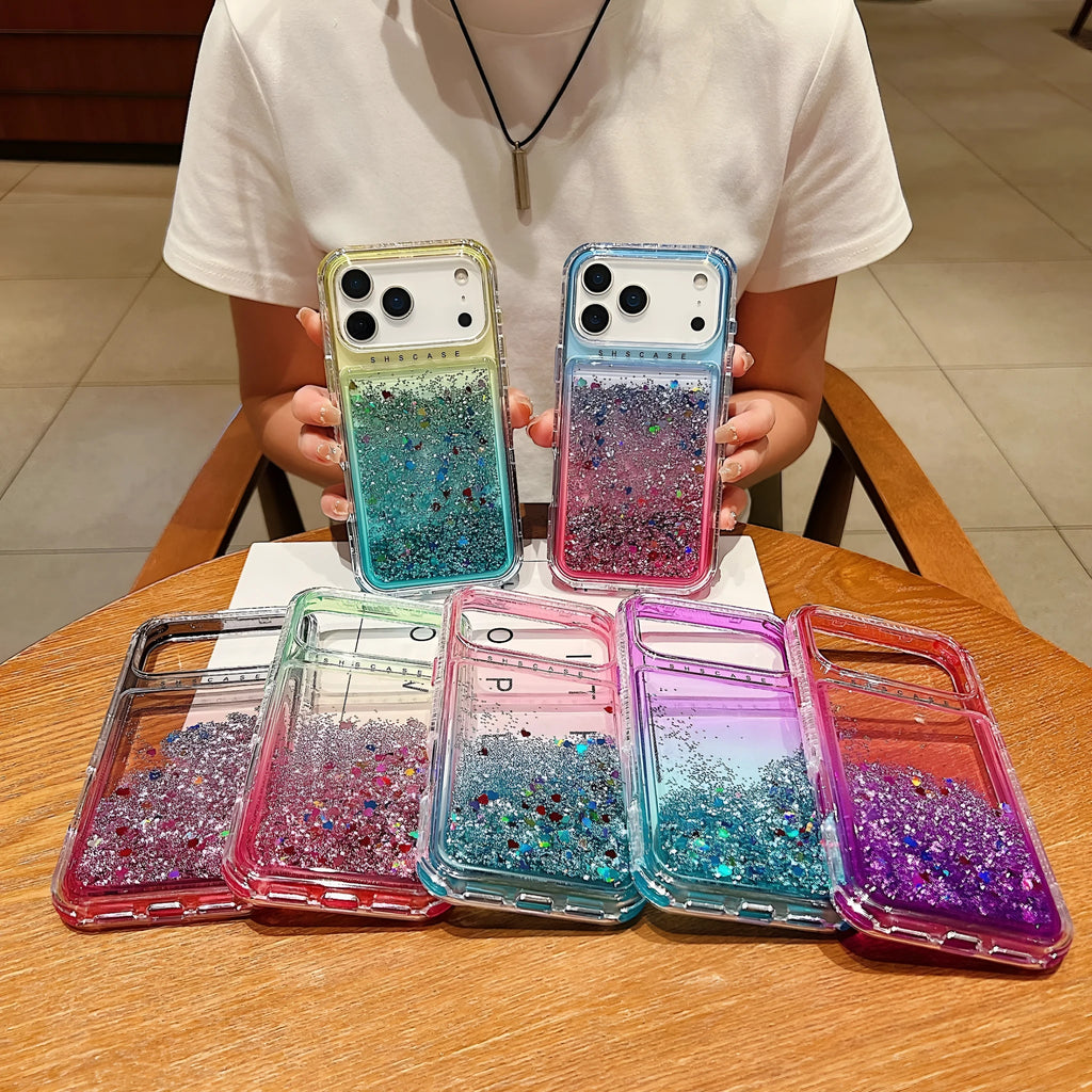 Dream Gradient drop-resistant TPU phone case for Apple iPhone models in gradient colour finish
