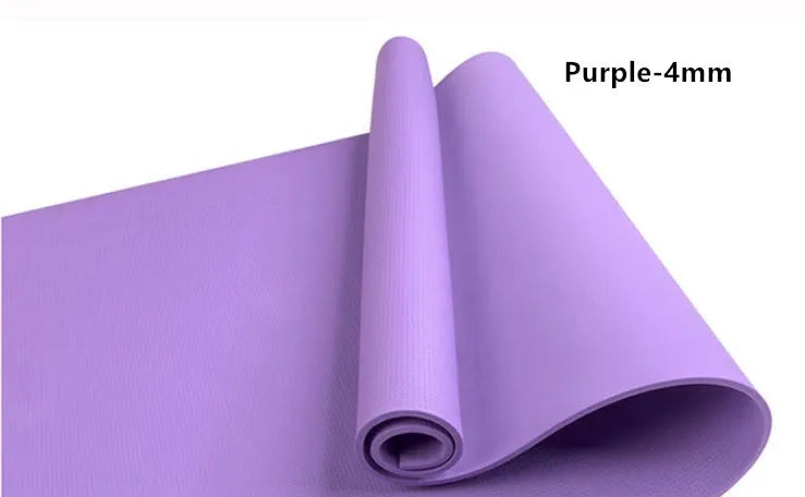 EVA composite yoga mat in choice of six colours showing textured anti-skid surface