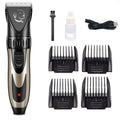 Electric pet shaver with ceramic blade, 185x45mm, USB rechargeable, for dogs and cats