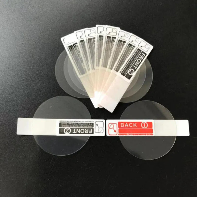 Three transparent tempered glass screen protectors for Ticwatch2 smartwatch with matte finish