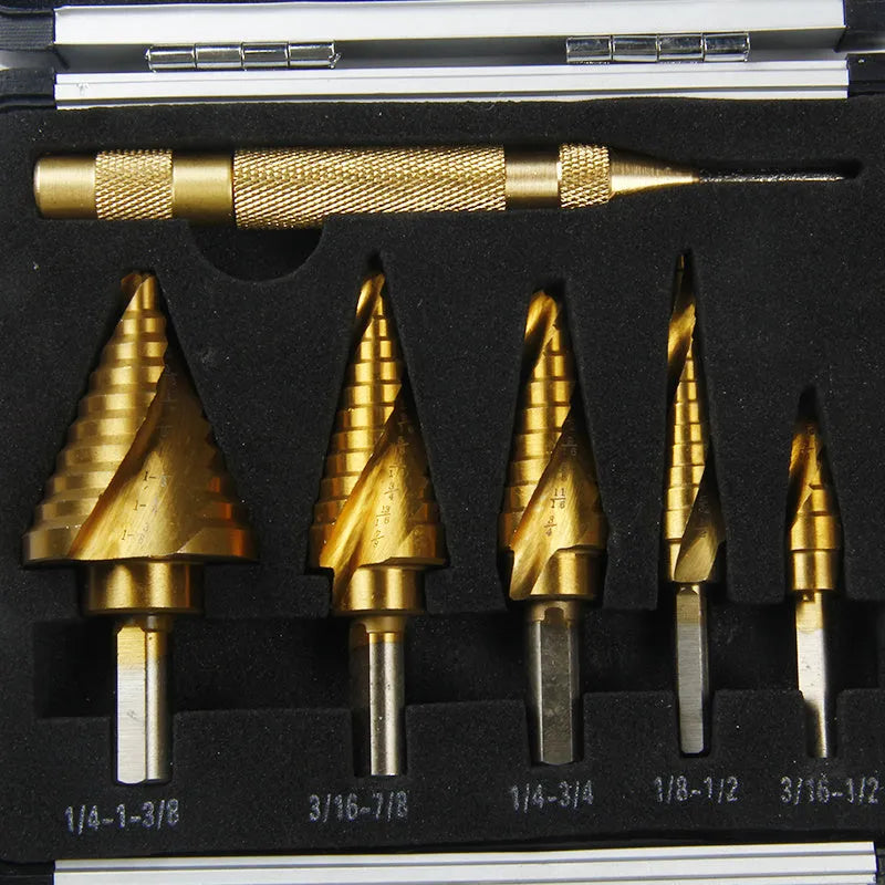 Gold-coloured adjustable aluminium box tool with steel plate opener, shown at 58mm to 80mm length.