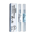 Pet teeth whitening pen and dental brush set for canine and feline tartar removal