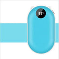 Rechargeable mini hand warmer with integrated 5200mAh power bank in multiple colour options