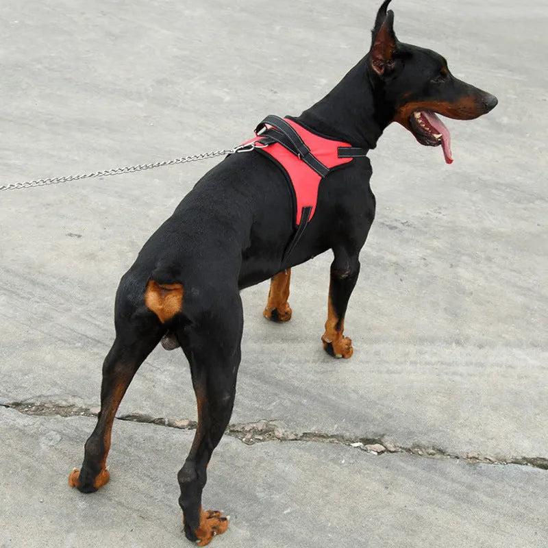 Pet saddle chest strap dog vest in Oxford cloth mesh canvas, camouflage and eight colours, sizes XS to XXL