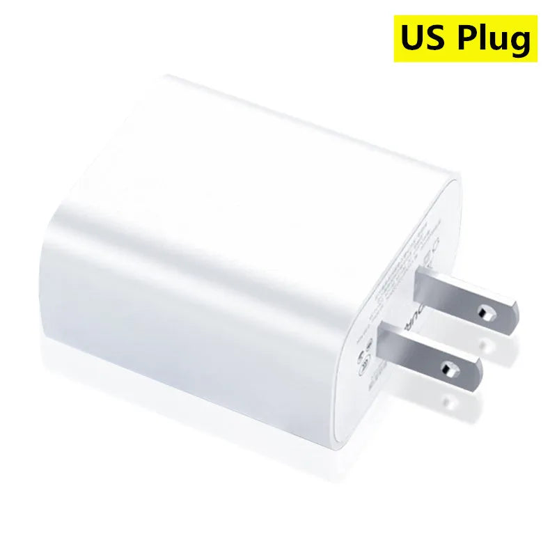 20W PD fast charger UK plug with USB-C output, flame-retardant shell, and safety certifications