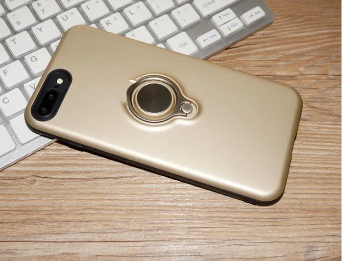 Magnetic phone case in business style solid colour design compatible with iPhone 6 through XS Max models