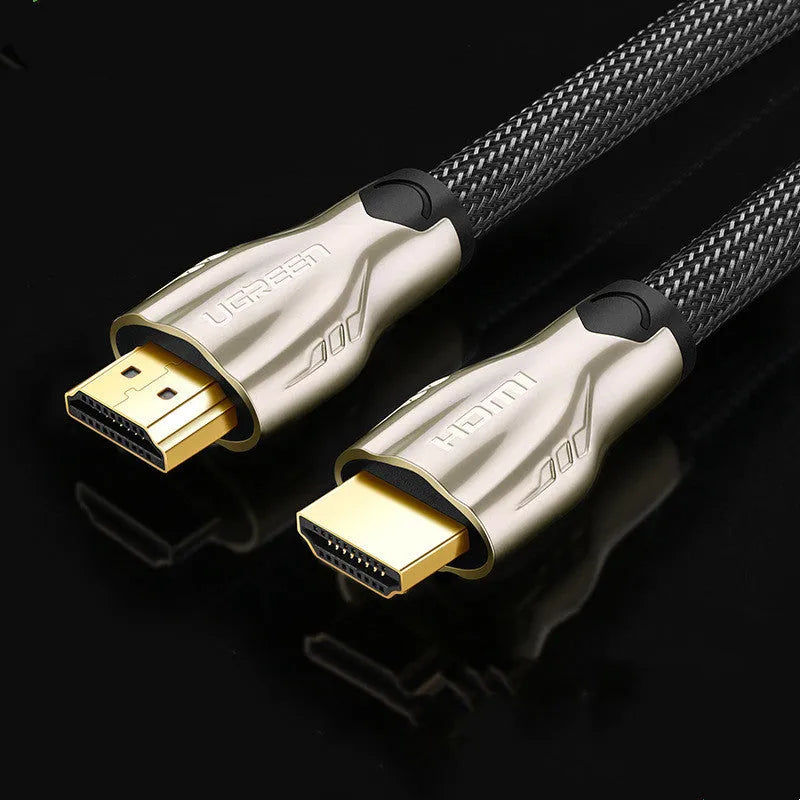 A 5-metre-long high-speed HDMI cable with gold-plated connectors on a white background.