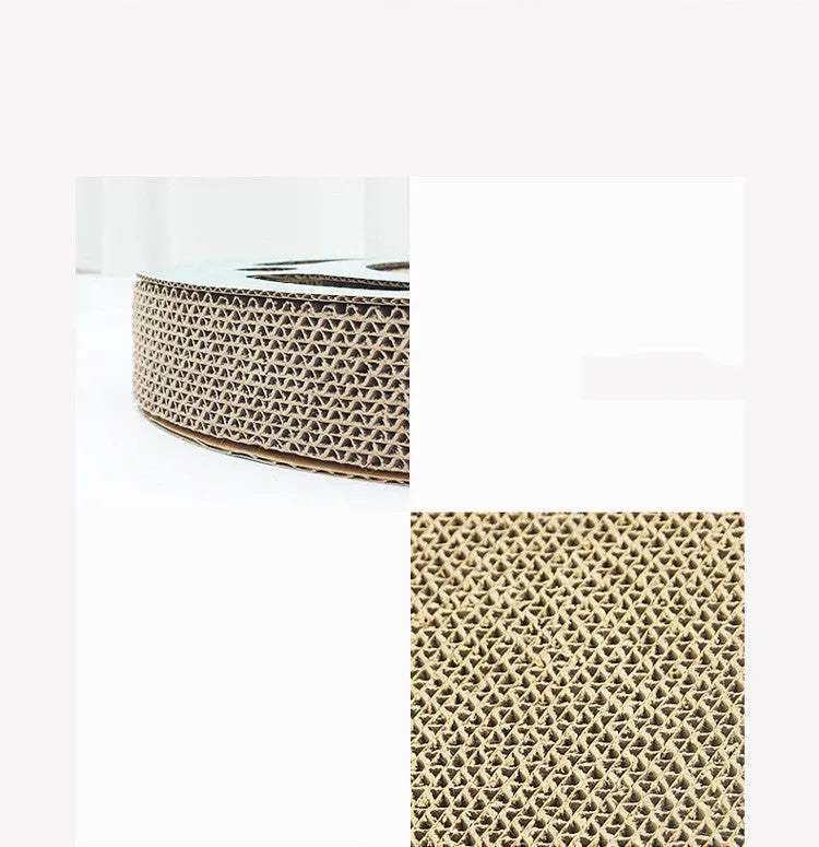 Large corrugated paper cat scratching board in rectangle shape for floor use