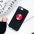 Colourful silicone phone ring stand and extension grip for mobile devices in silver colour