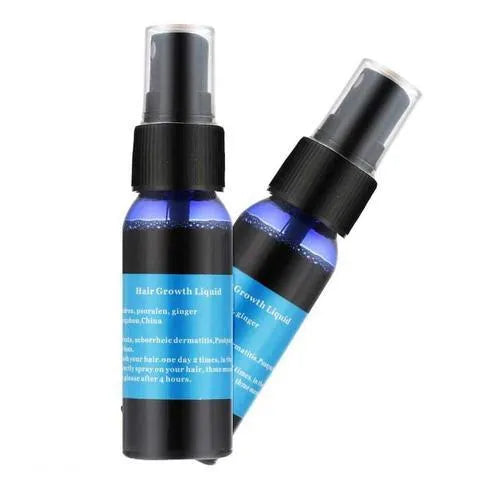 30ml hair growth spray bottle with Chinese herbs for hair loss and alopecia, for women and men