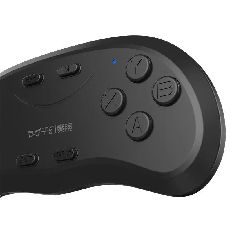 Thousand Magic Mirror wireless Bluetooth gamepad in black, ABS plastic body, 15.5 cm long