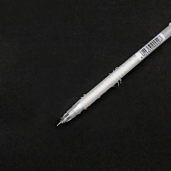Touchnew highlight pen with plastic shell in golden, silver, or white colours for hand-painted stroke work