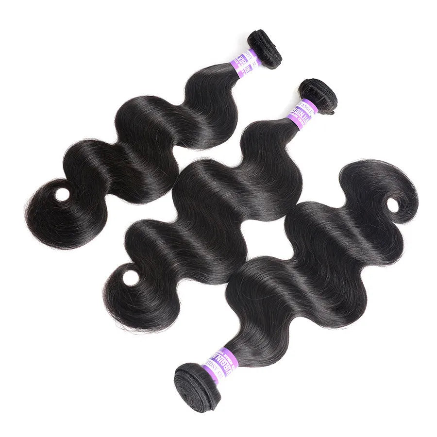 Real hair straight hair piece full size black multiple model options 8 to 28