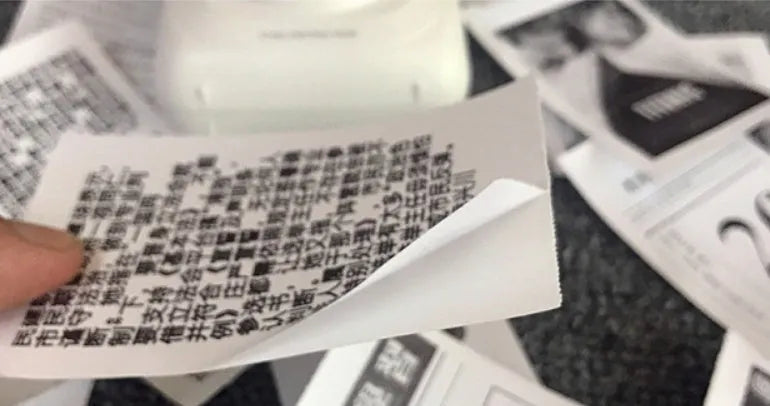 PerPage mini wireless thermal printer paper in various colour options