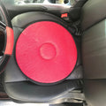 360-degree rotation cushion made of pleated cloth and EVA foam, available in multiple colours, on a chair