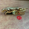 Car Leopard rotatable mobile phone holder in black mounted on car dashboard