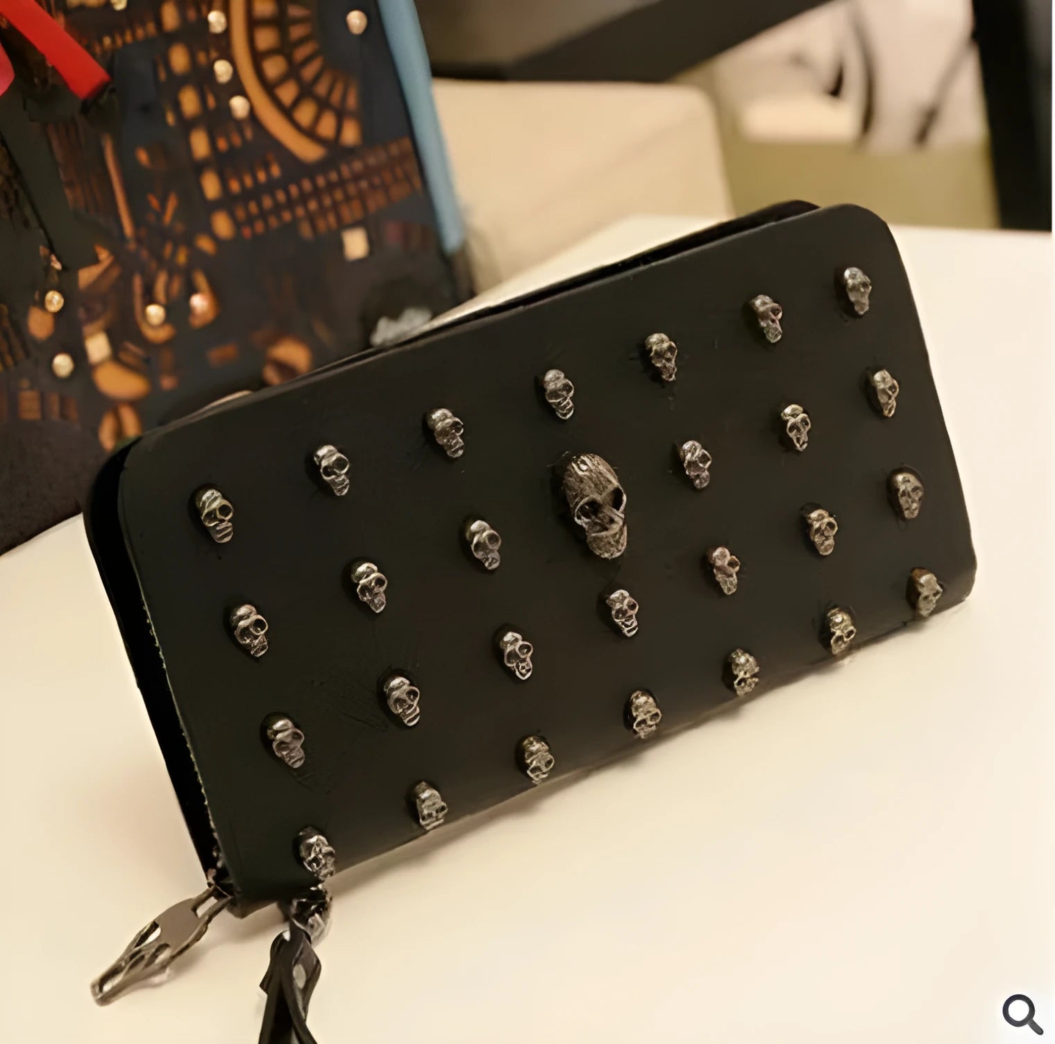 New taro decoration ladies long wallet in PU leather with hard shell and multiple card slots