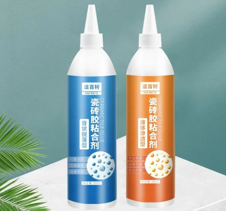 Tile adhesive injection repair strong adhesive in 280g, 360g, 500g capacities for shedding tile repair