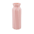 Drop-resistant melamine plastic vase in green, grey, pink, or white with a 7.2 cm base.