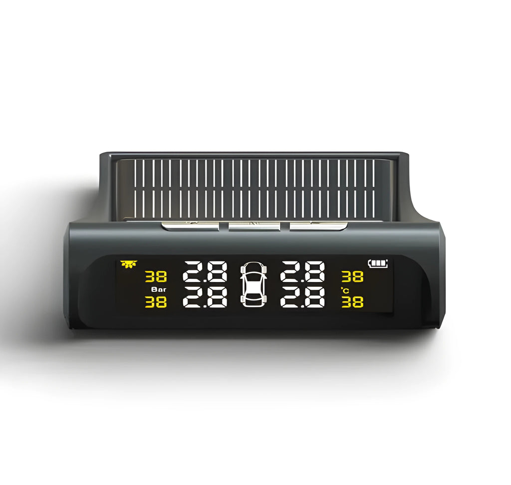 Wireless solar tyre pressure monitor T88A colour screen black external sensor for car tyres