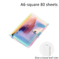 A5 and A6 hand account notebook with binding loose leaf design for financial tracking