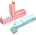 Plastic door opening tool, 11.5 x 2.5 x 3 cm, blue and pink, for epidemic prevention