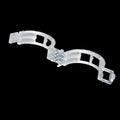 Set of 50 plastic plant grafting clips in various colours for supporting tomato vines and branches