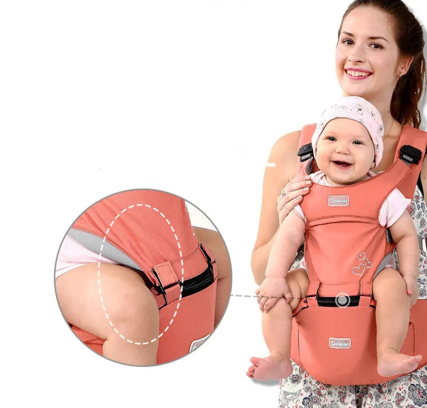 Baby waist stool carrier with EPP foam filler for infants 3-36 months