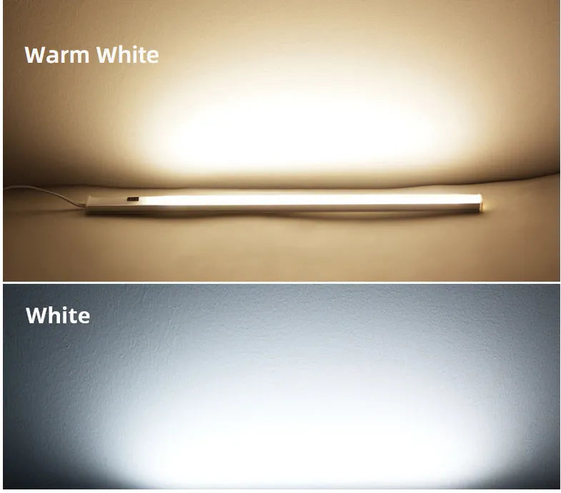 Aluminium profile LED strip bar light for cabinets in 30cm, 40cm, and 50cm sizes.