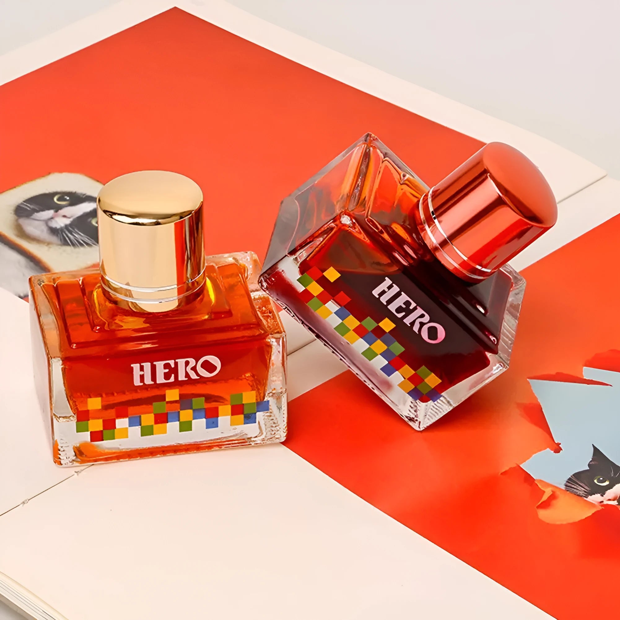 40ml glass bottle of fountain pen ink with a choice of twelve different colours.
