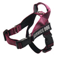 Personalise pet harness reflective adjustable vest for dogs, black colour, side view