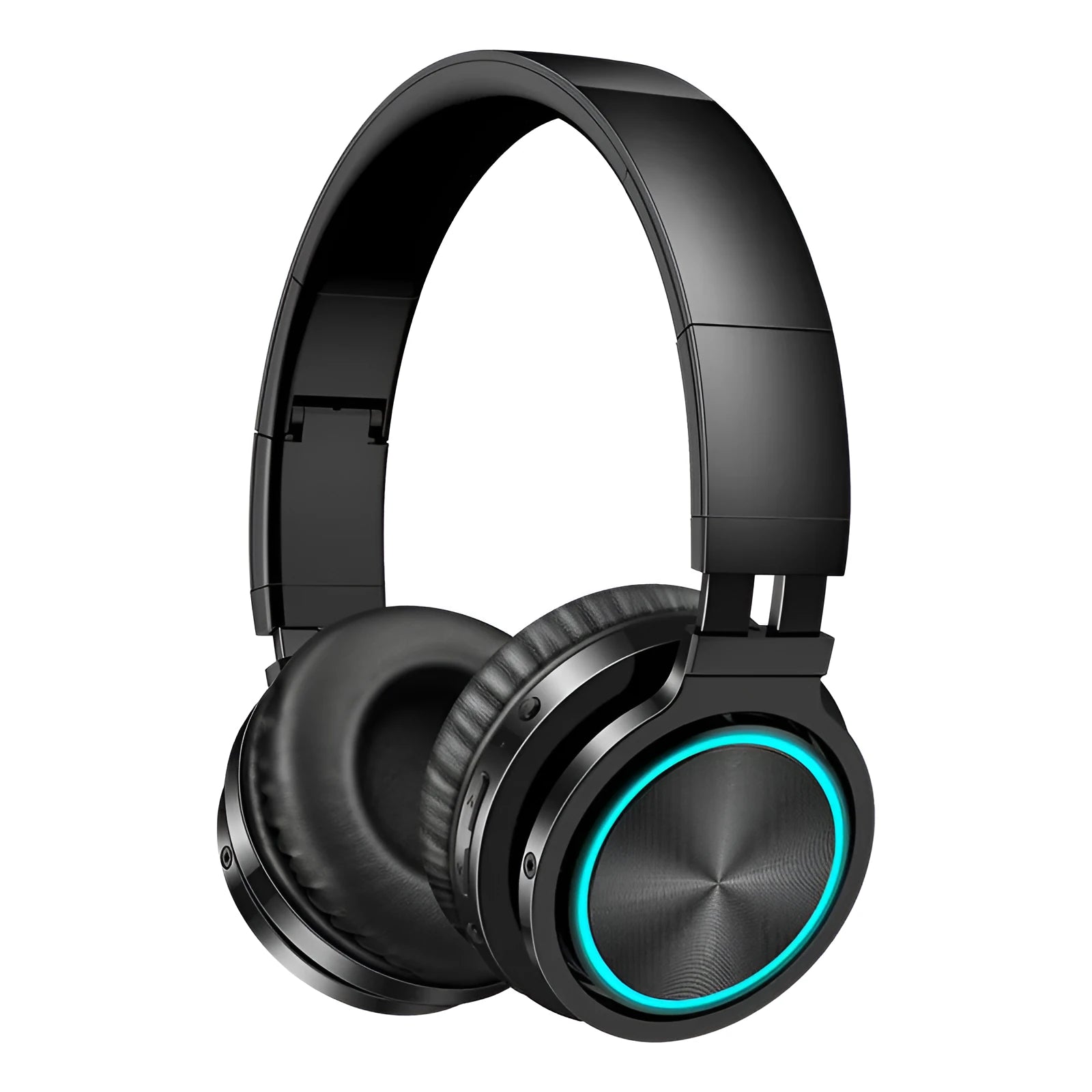 B12 wireless folding headset in black, black and red, or white and grey colour options.