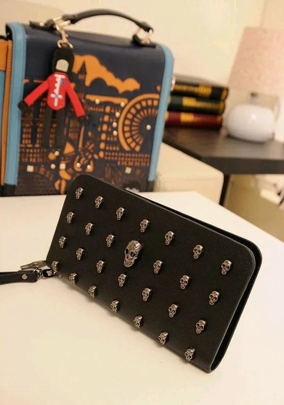 New taro decoration ladies long wallet in PU leather with hard shell and multiple card slots