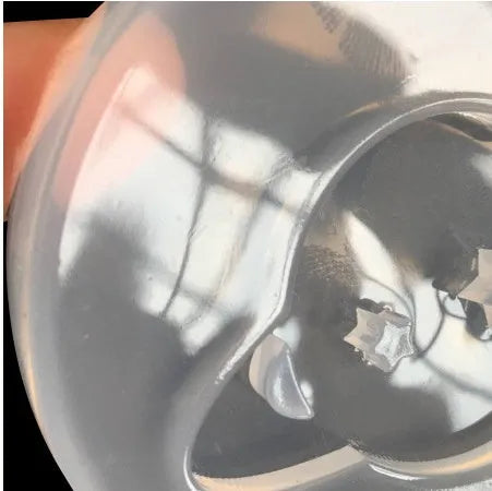 Silicone mould for making shiny full mirror finish planet epoxy resin ornaments, approximately 6.5cm diameter.