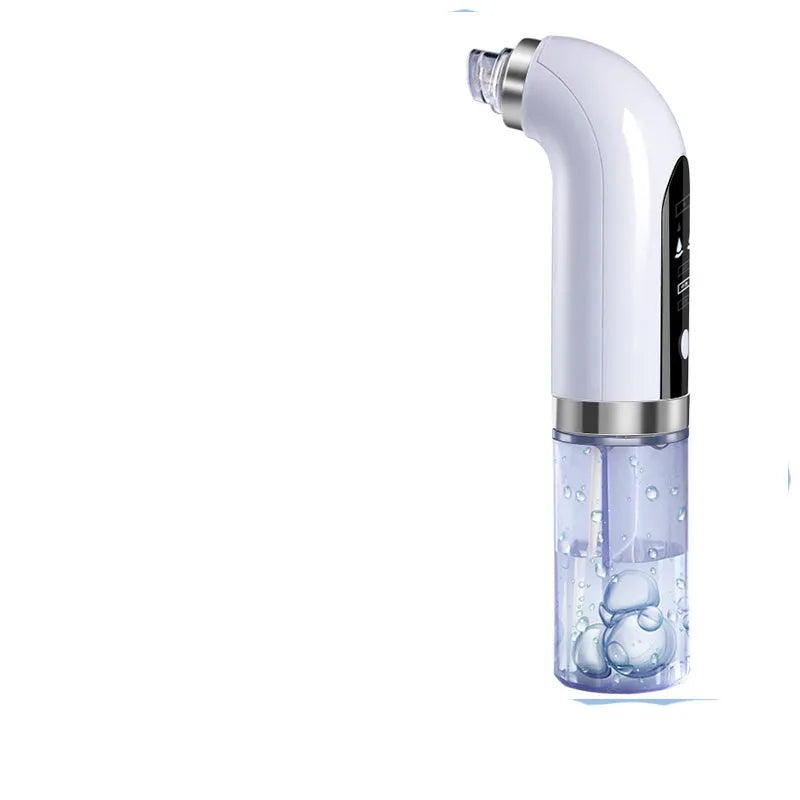 Small micro bubble skin beauty instrument with 6 probes and USB charger for blackhead removal