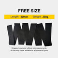 Latex silk waist trainer exercise belt showing 10cm width and multiple length options