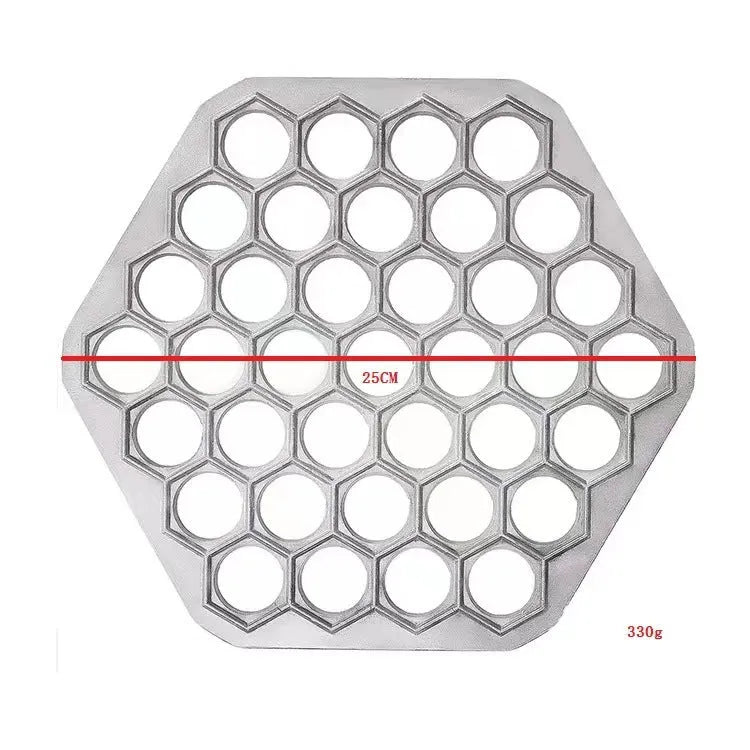 37-hole aluminium alloy dumpling mold for pressing wrappers quickly