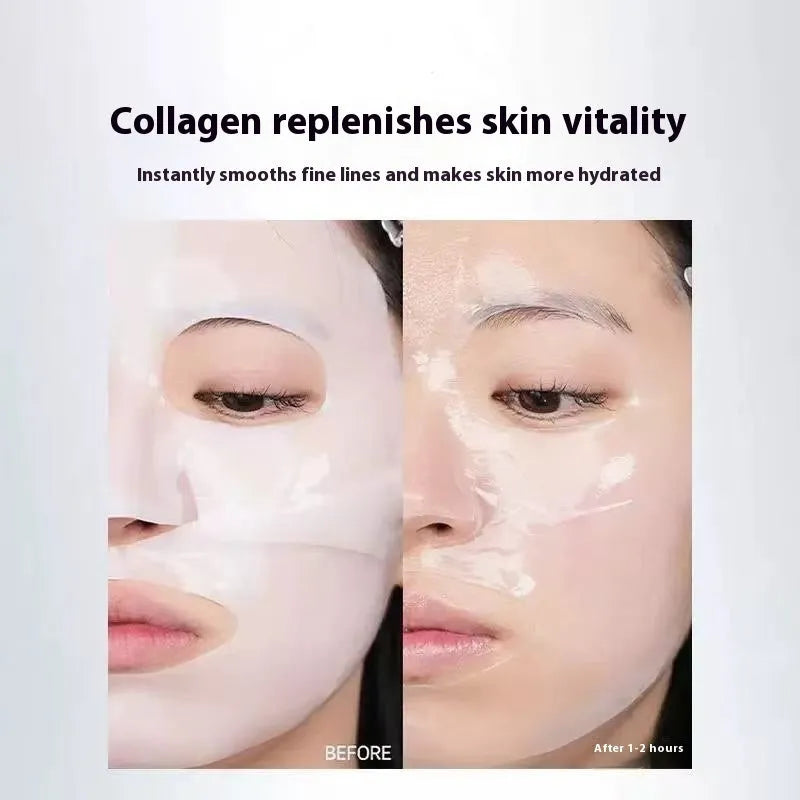 HANJILIAN collagen facial mask box containing 5 pieces for autumn and winter moisturising and tightening skincare