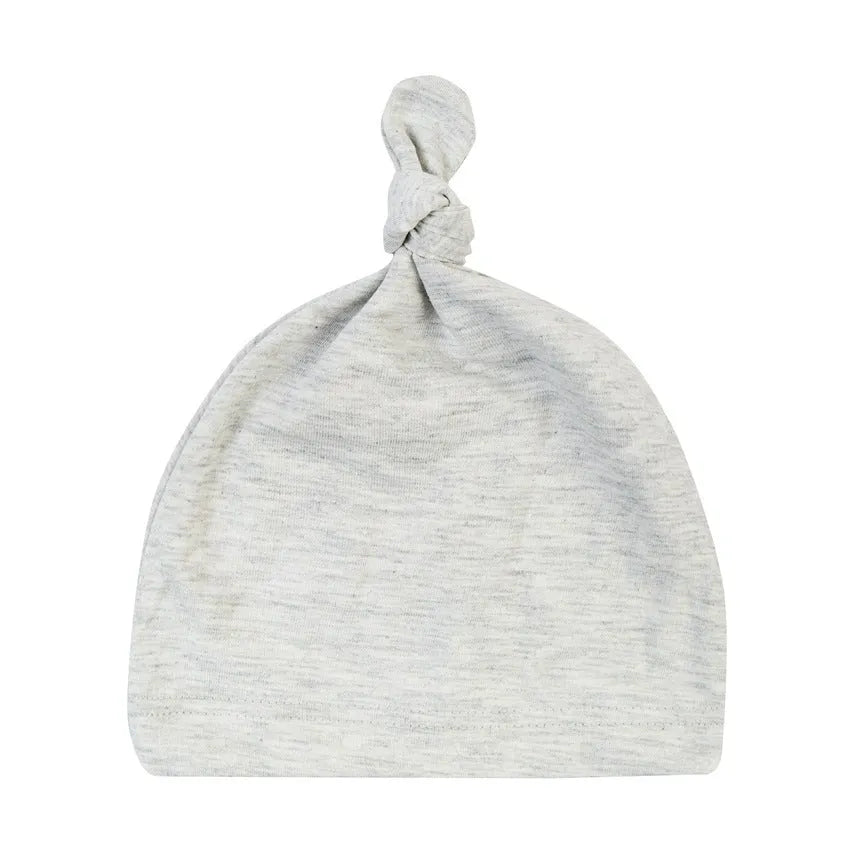 Newborn knot cap solid colour cotton hat for infants uniform size on baby