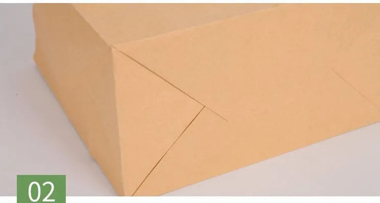 Yellow kraft paper tin foil bag with inner aluminium layer for snack food packaging.