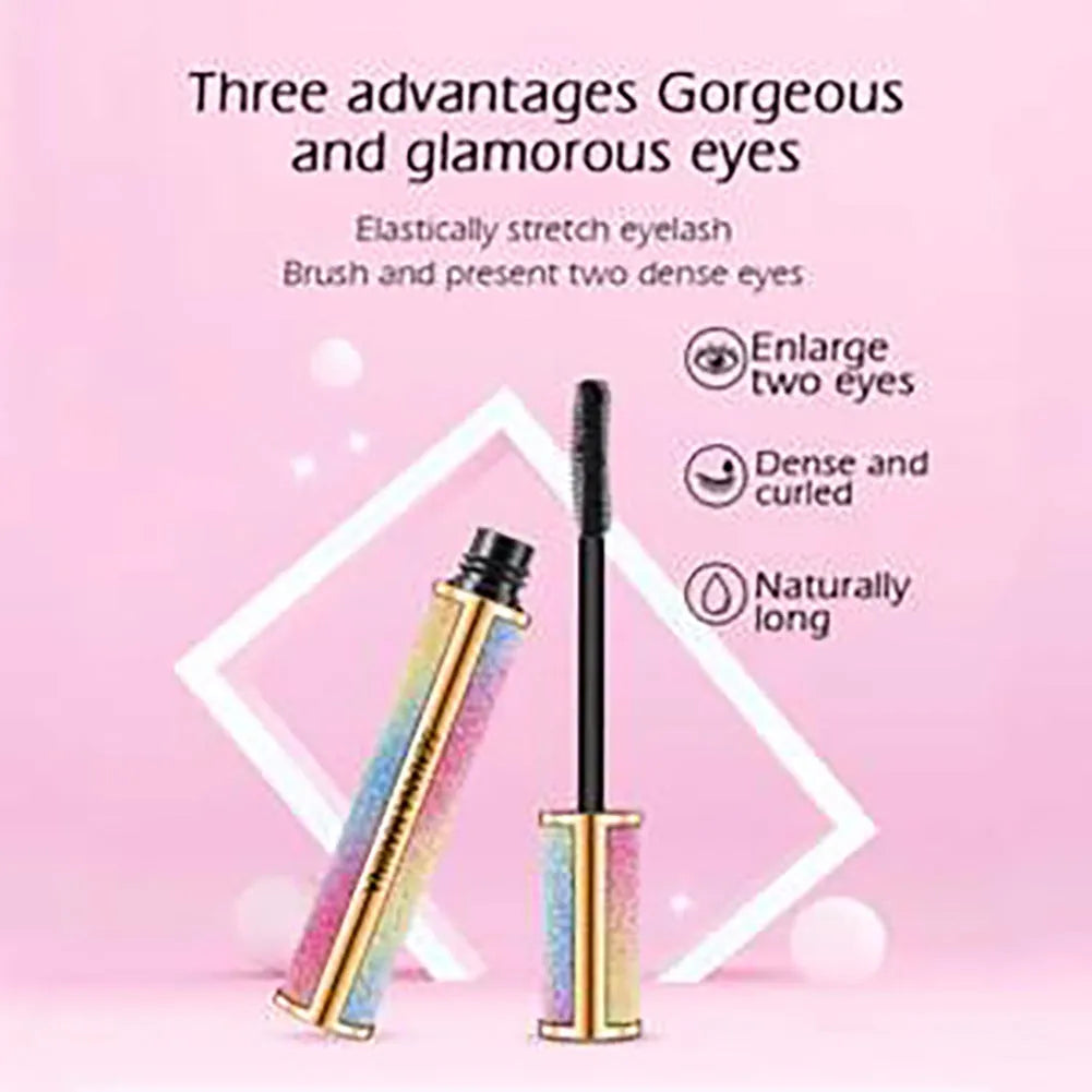 Professional Full Waterproof Eyelash Mascara in Black 8g tube with volume wand