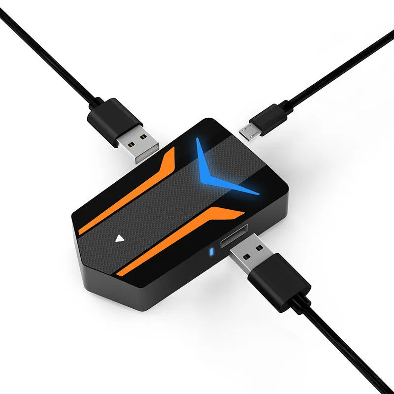 Bluetooth docking station for mobile gaming with keyboard and mouse support, X10 model