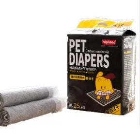 Disposable pet diapers for female dogs in heat, non-woven material, sizes S to XL, 100 50 40 25 count