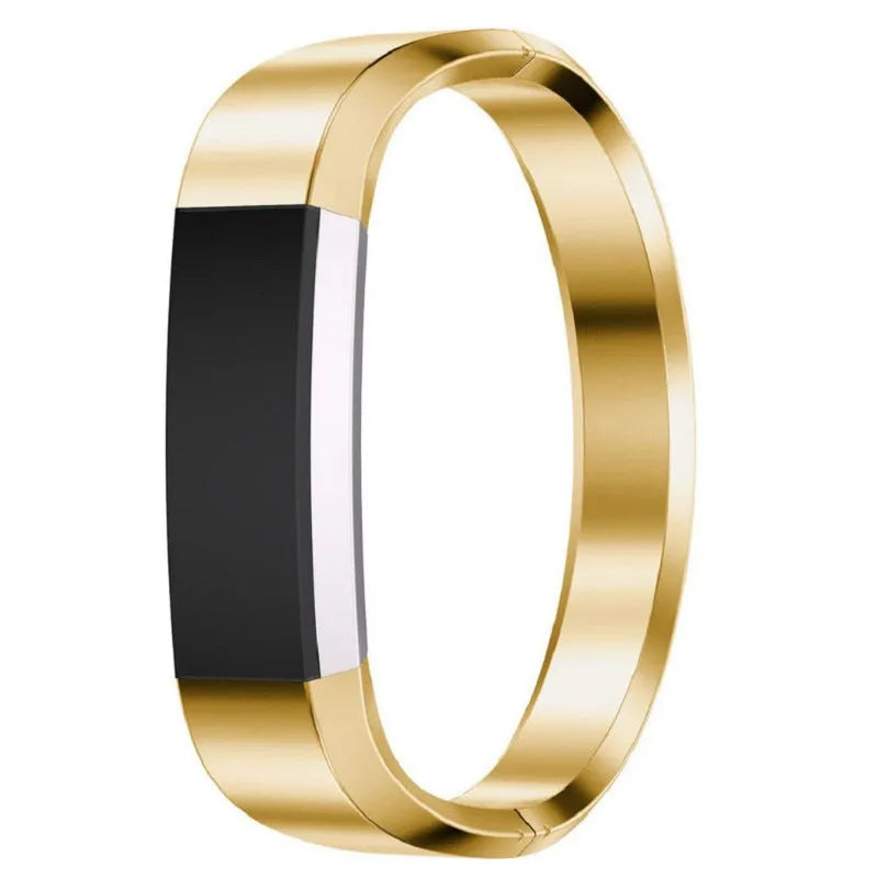 Stainless steel replacement strap with deployment buckle for Fitbit Alta tracker