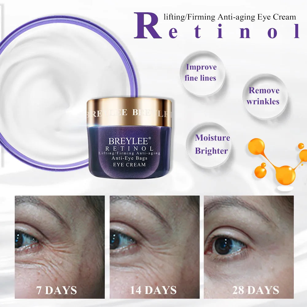 Nourishing Bo Uric Acid eye cream 40g in blue, orange, and purple variants