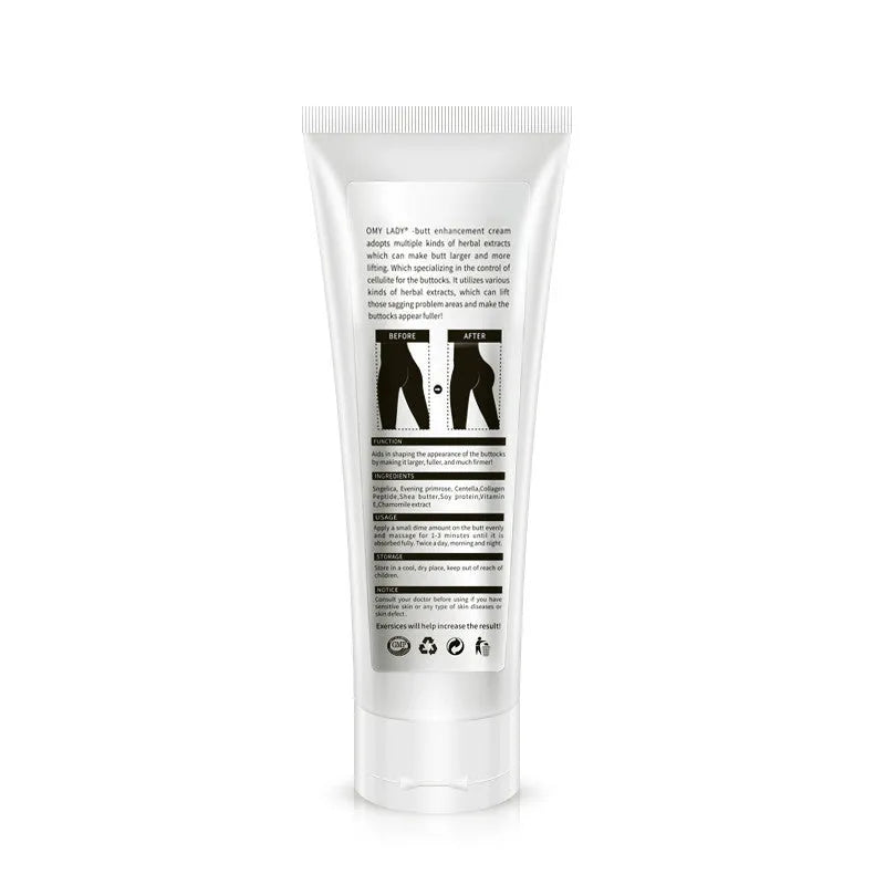 Buttock enhancement cream 100g with plant extracts for lifting and firming sagging buttocks