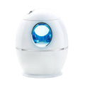 White columnar household air disinfection humidifier with anion function and USB cable.
